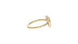 14K Gold Diamond Love Gold Ring Size 6
