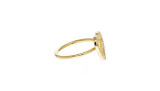 14K Gold Diamond Love Gold Ring Size 7