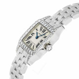 Cartier watches CARTIER Santos Demoiselle Diamond 18K WHT Gold Womens Watch WF9003Y8