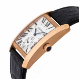 Cartier watches CARTIER Tank MC LG 18K Pink Gold Brown Leather Mens Watch W5330001