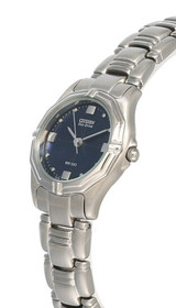 Citizen Watches New Citizen Eco-Drive Blue Sunray Dial SS Women's Watch EP8060-55L