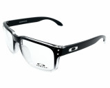 Eyewear Brands OAKLEY Holbrook RX Polished Black Clear Mens Eyeglasses OX8156-0654