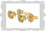 Gucci Jewelry GUCCI 18K Yellow Gold Interlocking GG 5MM Stud Earrings YBD66211100100U