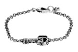 Gucci Jewelry GUCCI GG Marmont Sterling Silver Key Bracelet YBA6322070010 