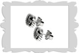 Gucci Jewelry  GUCCI GG Marmont Sterling Silver Stud Earrings YBD62775500100U 