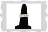 Gucci Jewelry GUCCI Icon White Zirconia With Gemstones Ring YBC5270950010 