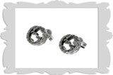 Gucci Jewelry GUCCI Interlocking G 10MM Black Stud Earrings YBD45710900100U 