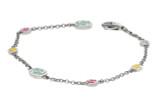 Gucci Jewelry GUCCI Interlocking G Multicolor Enamel Bracelet YBA7289510010 