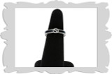Gucci Jewelry GUCCI Sterling Silver & Black Enamel Interlocking G Ring YBC7016200010