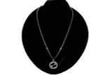 Gucci Jewelry GUCCI Sterling Silver Interlocking G Pendant Necklace YBB67865100100U 