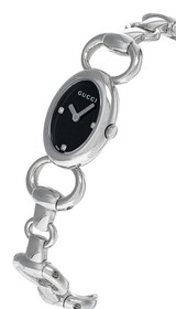 Gucci watches GUCCI 118 Tornabuoni Diamond S-Steel Black Dial Women's Watch YA118503 