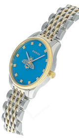 Gucci watches GUCCI G-Timeless 29MM Quartz SS Blue Dial Womens Watch YA1265029