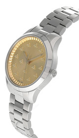 Gucci watches GUCCI G-Timeless 32MM Quartz S-Steel Gold Dial Women's Watch YA1265035