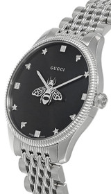 Gucci watches GUCCI G-Timeless 36MM S-Steel Black Dial Bracelet Womens YA1264154