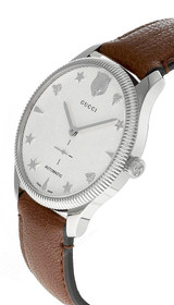 Gucci watches GUCCI G-Timeless 40MM AUTO White Guilloche Dial Men's Watch YA126361
