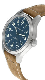 Hamilton watches HAMILTON Khaki Field Titanium AUTO 42MM Blue Dial Men's Watch H70545540