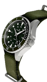 Hamilton watches HAMILTON Khaki Navy Scuba 37MM Quartz Green Dial Men's Watch H82241961 