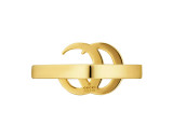 Jewelry GUCCI Running 18K GG Yellow Gold 5.4 Gram Ring YBC525690001013