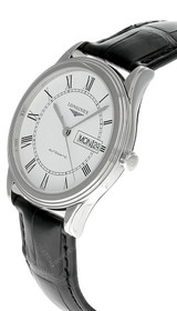 Longines watches LONGINES Flagship AUTO 38.5MM White Dial Leather Men's Watch L4.899.4.21.2