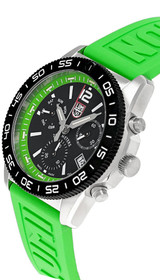 Luminox watches LUMINOX Pacific Diver CHRONO 44MM Green Rubber Men's Watch XS.3157.NF