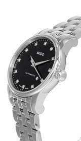 Mido Watches MIDO Baroncelli 29MM SS Diamond Black Dial Womens Watch M7600.4.68.1