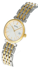 Mido Watches MIDO Dorada 25MM Quartz Silver Dial Two-Tone Women's Watch M033.210.22.031.00