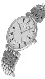 Mido Watches MIDO Dorada 38MM Quartz SS White Dial Men's Watch M033.410.11.013.00