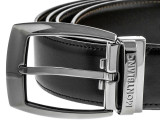 Montblanc Accessories MONTBLANC Casual Collection Reversible Black/Brown Leather Belt 103443