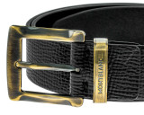 Montblanc Accessories MONTBLANC Casual Rustic Bronze Buckle Brown Leather Mens Belt 109773