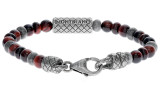 Montblanc Accessories MONTBLANC Duo Beads Silver (60)Size Bracelet 12616360