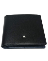 Montblanc Accessories MONTBLANC Meisterstuck Wallet 4cc with Coin Case Black/Blue 118300