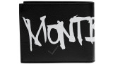 Montblanc Accessories MONTBLANC Sartorial Graffiti-Style Print BLK 6cc Leather Wallet 124138