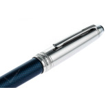 Montblanc Pens MONTBLANC Meisterstuck Solitaire Doue Blue Classique F Nib Fountain Pen 112892