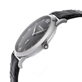 Montblanc watches MONTBLANC Star Classique Acier 39MM Automatic BLK Leather Watch 107072