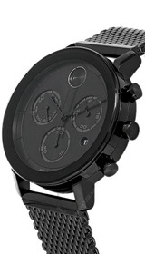 Movado watches MOVADO BOLD Evolution 42MM SS Black Ionic Plated Mens Watch 3600760