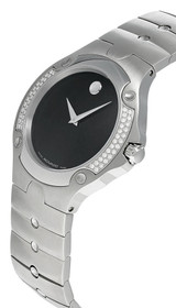 Movado watches MOVADO Museum Sports Edition 38MM SS Black Dial Unisex Watch 84.G1.1892.D 