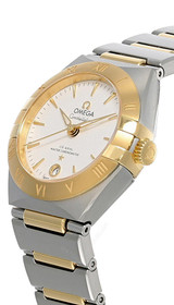 Omega watches OMEGA Constellation 18K Yellow Gold 29MM AUTO SLVR Dial Womens Watch 13120292002002