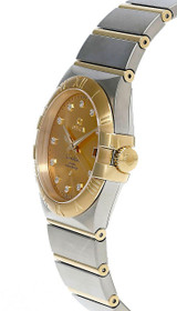Omega watches OMEGA Constellation CO‑AXIAL 35MM Gold Dial Unisex Watch 123.20.35.20.58.001