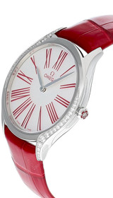 Omega watches OMEGA De Ville Tresor Diamond 36MM Leather Women's Watch 428.18.36.60.04.002