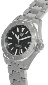 TAG Heuer Watches‎ TAG HEUER Aquaracer 27MM SS Black Dial Womens Watch WBD1410BA0741