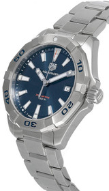 TAG Heuer Watches‎ Tag Heuer Aquaracer Blue Brushed Dial Mens Watch WBD1112BA0928