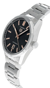 TAG Heuer Watches‎ TAG HEUER Carrera 39MM AUTO SS Black Dial Men's Watch WBN2113.BA0639