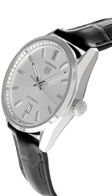 TAG Heuer Watches‎ TAG HEUER Carrera Date AUTO 39MM Black Leather Men's Watch WBN2111.FC6505