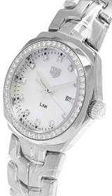 TAG Heuer Watches‎ TAG HEUER Link Diamond 32MM MOP Dial SS Womens Watch WBC1316BA0600