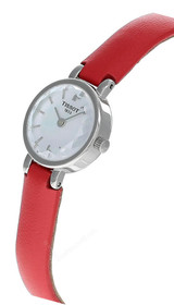Tissot watches TISSOT Lovely Round 19.5MM SS Red Leather Women's Watch T1400091611100