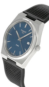 Tissot watches TISSOT PRX 40MM Quartz SS Blue Dial Rubber Men's Watch T137.410.17.041.00