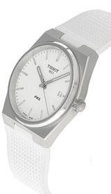 Tissot watches TISSOT PRX 40MM Quartz White/Fully Luminous Dial Rubber Men's Watch T137.410.17.011.00