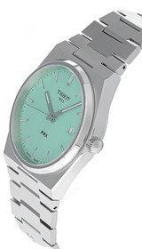 Tissot watches TISSOT PRX 40MM S-Steel Light Green Dial Men's Watch T1374101109101