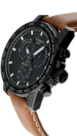 Tissot watches TISSOT Supersport CHRONO Quartz 45.5MM Leather Men's Watch T125.617.36.051.01